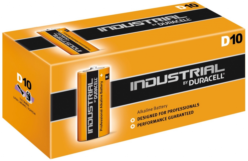 capsule Mier scheiden Duracell Industrial D Batterij 1.5V PC1300 LR20 - 10 Pack