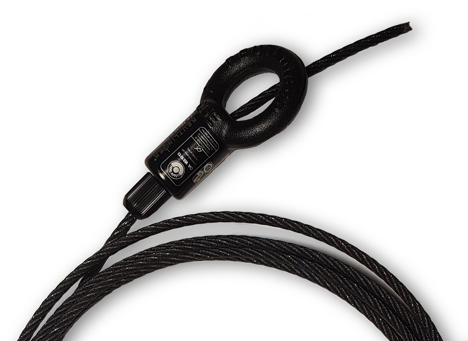 Edele Republiek Haarvaten Zwarte Kabel 3mm - Kous - Punt - 4.0m