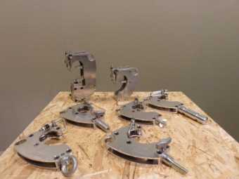 7 stuks Heavy Duty trigger klem Oud model zilver. Ex DEMO in één Koop!