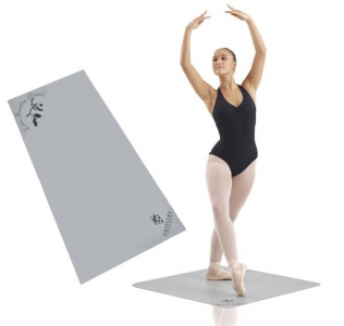 Harlequin Studio Dance mat 1,5m x 1m. licht grijs